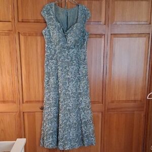 Alex Evenings Eleanor Sweetheart Neck Long Dress